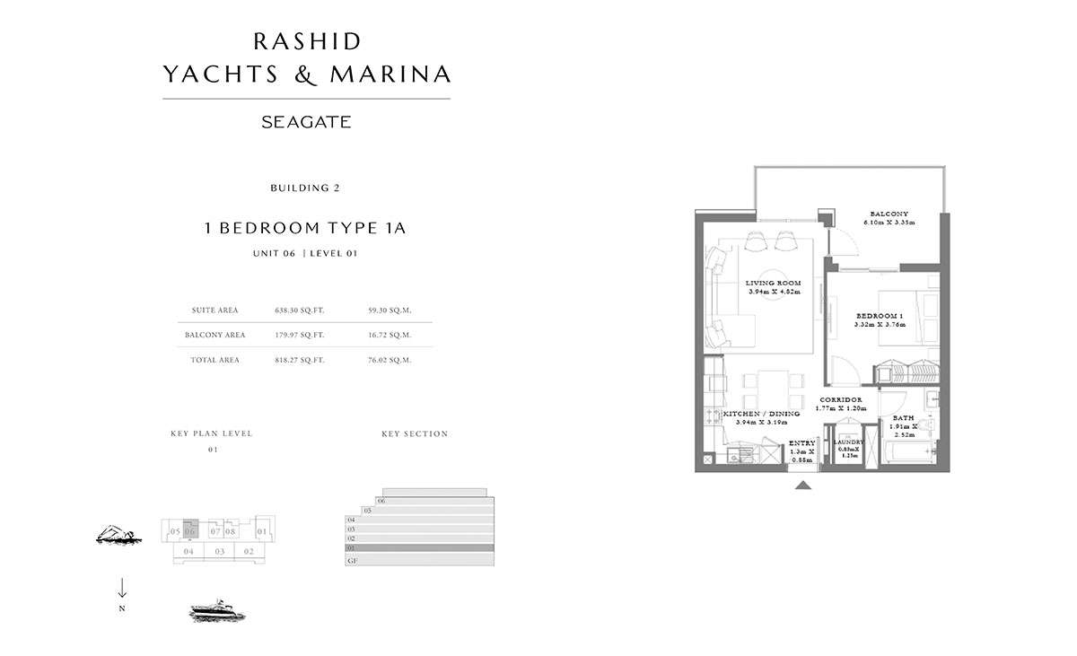 Type 1A, Unit 06, Level 01 Building 2